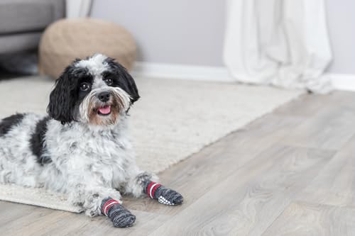 Hundesocken Trixie für Hunde der Größe L mit 4,5 cm Pfotenbreite