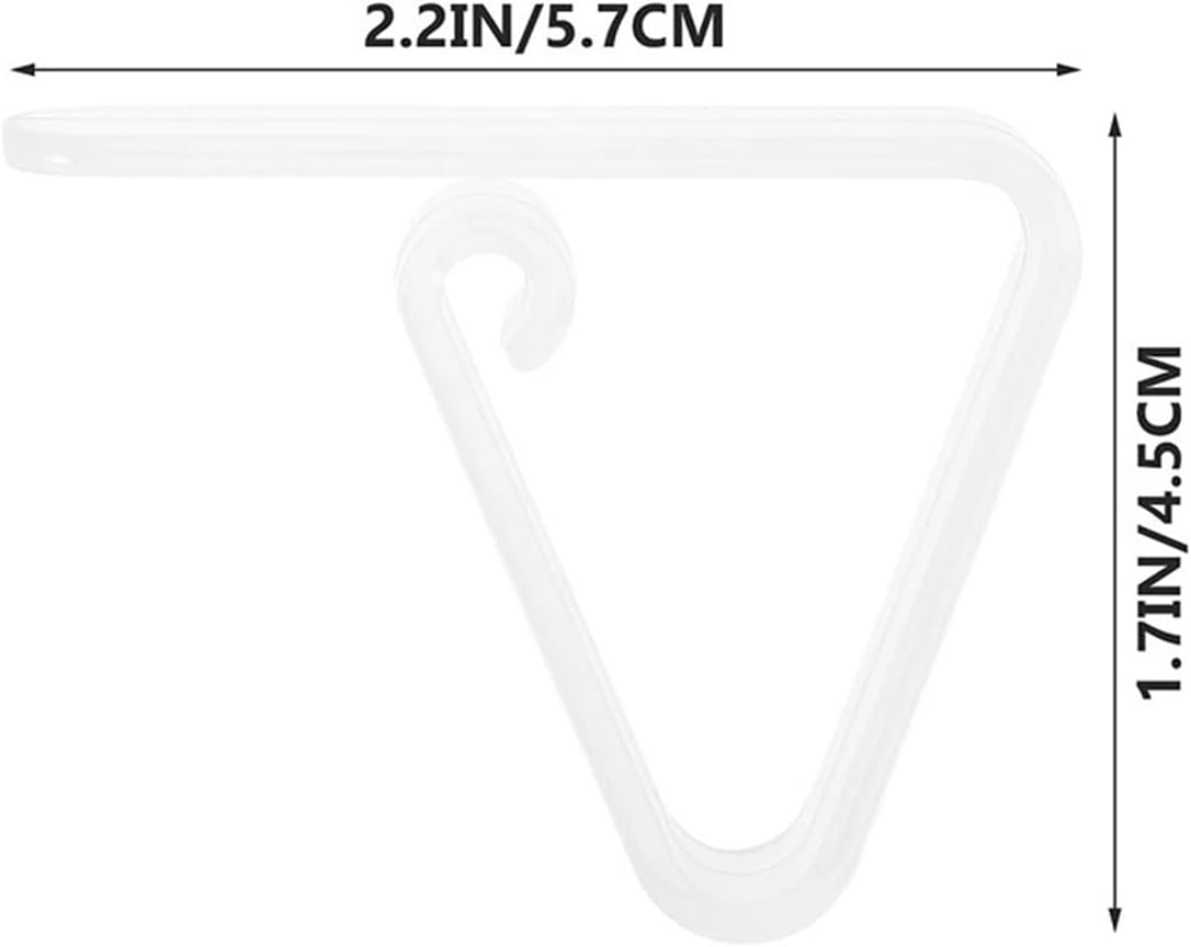 Tablecloth Clips 96 Pcs Tablecloth Clips Plastic Round Skirt Holders Anti Slip Clear Clamps