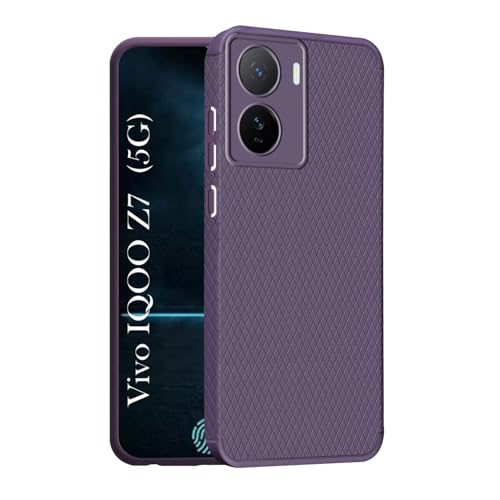 Image of Jkobi Back Cover Case for Vivo IQOO Z7 5G (Liquid Silicone | Side Grip | Camera Protection)