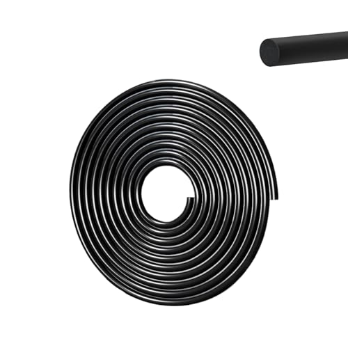 VARKAGE 5 Meter Durchmesser Fugenschnur, Fugenfüllprofil, Rundschnur Fugen Dichtschnur für Die Nahtdichtung von Türen und Fenstern (4mm)
