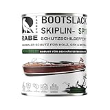 RABE Bootslack Glänzend Skiplin SP11 High Solid 1K Yachtlack für Holz Metall GFK Boot Versiegelung...