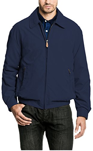 London Fog Men's Big and Tall Auburn Golf Jacket (3X Big, Sapphire)