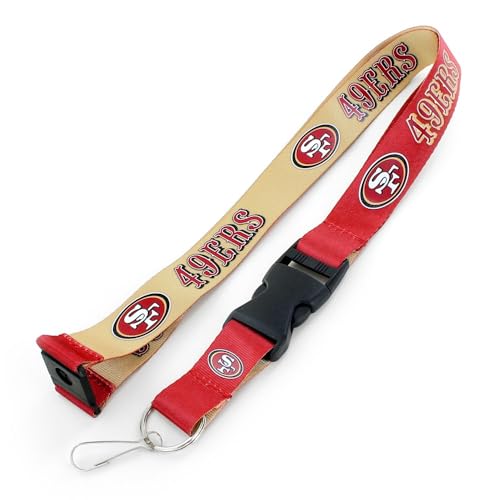 Aminco NFL San Francisco 49ers Reversible Lanyard