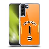 Head Case Designs Officially Licensed Brighton & Hove Albion F.C Bart Verbruggen 2025/26 Players Home Kit Gel Case [Military Grade] Compatible with Samsung Galaxy S22+ 5G and Compatible with MagSafe