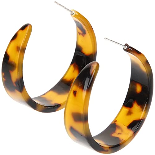 Beatifufu Pendientes Aro Leopardo Retro Para Mujer Ligero Diseño Premium Moda Versátil Para Bodas y Fiestas Complemento De Estilo Personalizable
