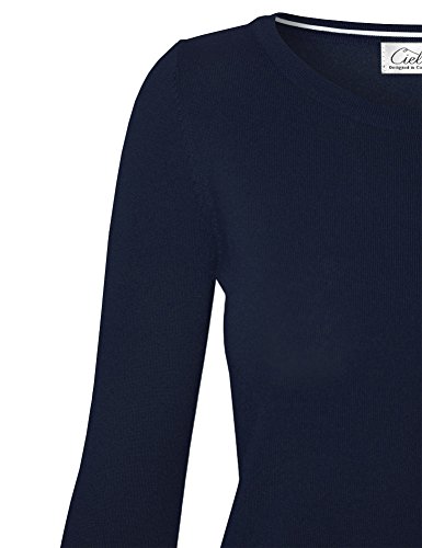 Image of Cielo Women's Solid Soft Stretch Pullover Knit Sweater