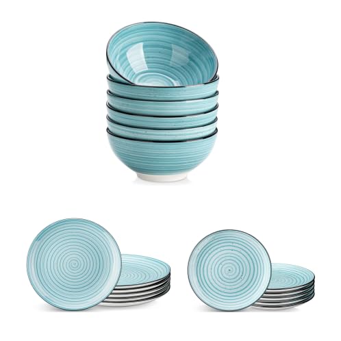 Service Vaisselle 6 Personnes vancasso BONBON pour Repas Conviviaux