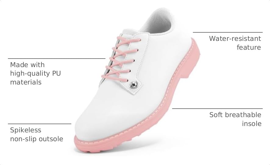 Image of THESTRON Women Golf Shoes Professional Spikeless Golf Sports Sneakers Female Golf Footwears Ladies Golf Walking Sneakers