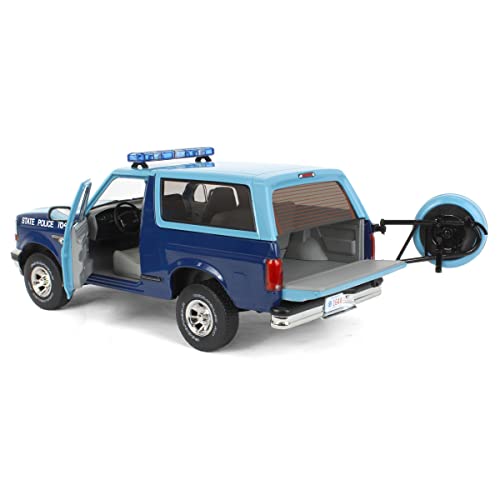 Greenlight 1/18 Massachusetts State Police 1996 Ford Bronco XLT miniatura 4