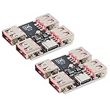 EC Buying 2Pcs XL334P4 Type-C Extender 4-Port USB Hub USB2.0 Splitter Multi-Port Expansion Dock Module