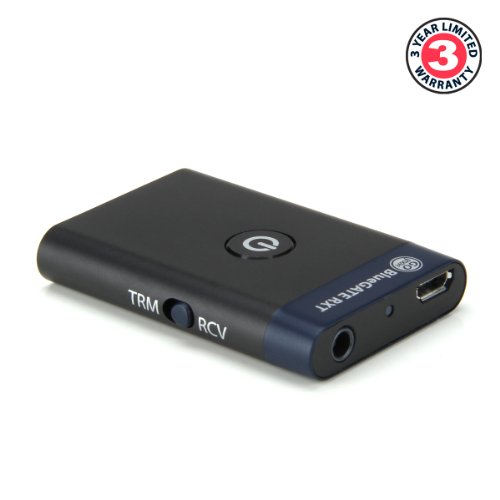GOgroove Bluetooth Transmitter and Receiver 2-in-1 Wireless 3.5mm Adapter Kit - Stream Audio Between Your Smartphone, Tablet, PC, TV, Projector, MP3 and Wired Headphones, Car, Outdoor Speakers, More
