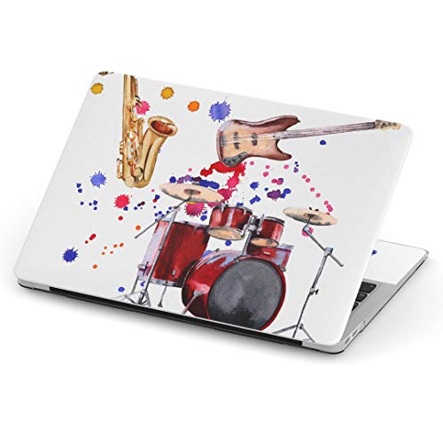 MacBook Air 13inch A1466 / A1369 専用スキンシール 2010~2017モデルまで対応 マックブック エア Mac Air 13インチ ノートブック フィルム ステッカー アクセサリー 保護 014814 ジャズ 音楽 楽器