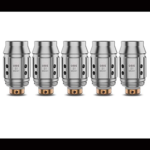 Vitavap' - Pack de 5 Résistances pour OBS cube mini en Mesh 0,6 Ohm - GARANTIT ORIGINAL - sans tabac ni nicotine