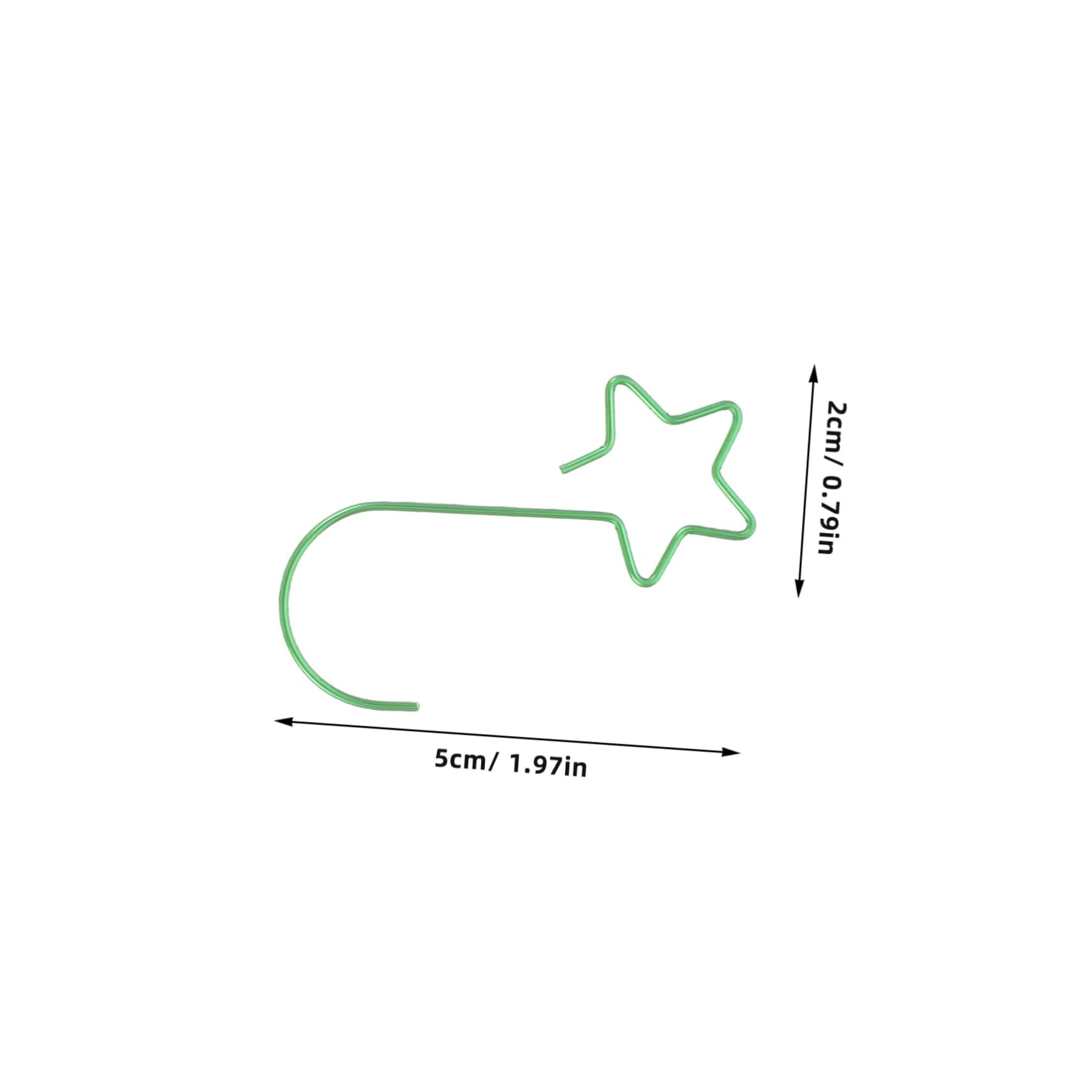 GOOHOCHY Versatile Tree Hanging Hooks 5 Bags of Star Shaped Decorative Hooks Festive for Christmas Tree Ornaments