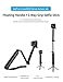Waterproof Selfie Stick Floating Hand Grip + 3-Way Grip Arm Monopod Pole Tripod for GoPro 9 Xiao YI SJCAM EKEN Camera