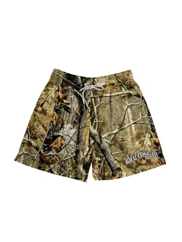 Rccdsew Men’s Camo Mesh Graphic Athletic Shorts Lightweight Loose Fit Gym Workout Running Short with Pockets (US, Alpha, Medium, Regular, Regular)