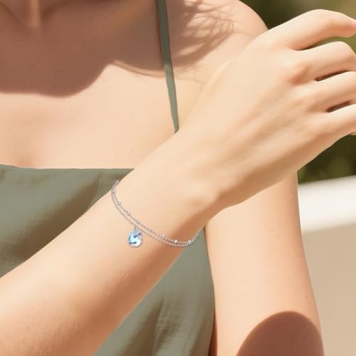 KQF Butterfly/Dragonfly/Bee/Infinity/Celtic Bracelet for Women Sterling Silver Butterfly/Dragonfly/Bee/Infinity/Celtic Adjustable Chain Jewelry Gifts for Women2