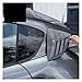 Compatible For Mazda MX-5 2016-2023 ABS Matte Black Car Rear Window Triangle Exterior Shutter Deflector Decoration Modified Accessrories(Matte black)