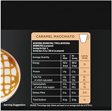Caramel Macchiato Coffee Capsules Box 