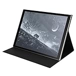 Hosie E Paper Monitor, 13.3inch Ink Display 4:3 Screen Ratio 100-240V Eyes Protection 1600x1200 Tempered Glass Multiple Modes for Laptop (UK Plug)