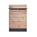 Produktbild trendteam smart living - Garderobenpaneel Paneel - Garderobe - Coast - Aufbaumaß (BxHxT) 84 x 128 x 25 cm - Farbe Wotan Eiche mit Grau - 174744083