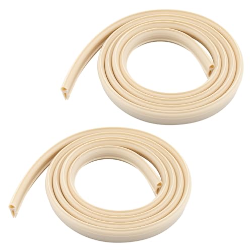 2026 Upgraded BVD0455-01 RV Roof Vent Seal 51" (2 Pack), RV Vinyl Seal Replacement for Roof Vents Fit with Most Roof Vents