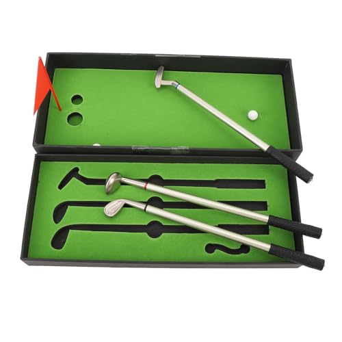 Golfers Pen Set with Putting Green, Mini Desktop Golf ...