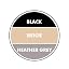 3 Pack - Black, Heather Grey, Beige