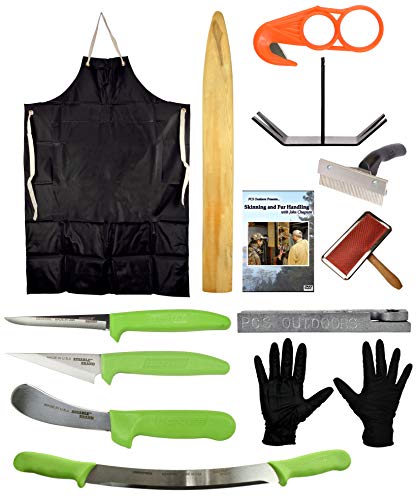 AuSable Brand All-in-One Deluxe Fleshing Beam Fur Handling Kit - Huge Savings (8x60 Fleshing Beam Kit)