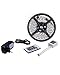 Produktbild Komplett Set - 5M RGB wasserdichte Mehrfarbig SMD3528 300 LED Licht Band Streifen Strip (RGB) + 24 Taste IR Fernbedienung Controller + Netzteil DC 12V 2A Trafo