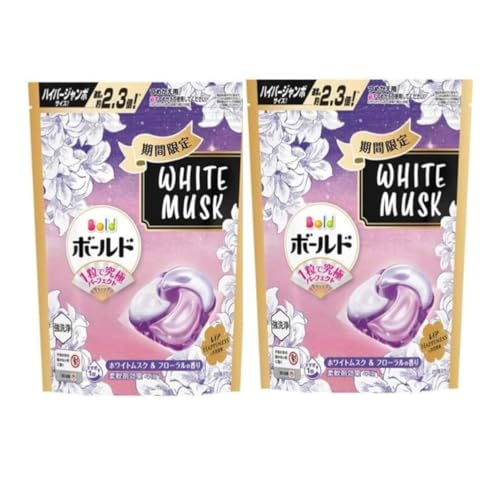 【2袋セット】ボールド 洗濯洗剤 ジェルボール 4in1 ホワイトムスク&フローラルの香り 詰め替え25個入り×2袋のサムネイル