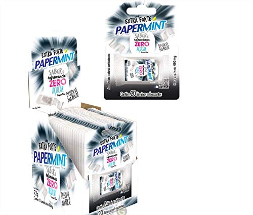 Lâminas Refrescantes Caixa com 12 Unid Extra Forte Papermint Danilla