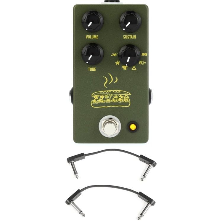 Amazon.com: JHS Muffuletta 6-way Fuzz Pedal with Patch Cables