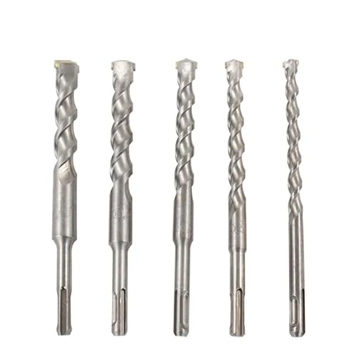 5Pcs Hammer Drill Bit Set Electric Hammer For Wall Concrete Drilling Power Tool Accessories Drilling Bits