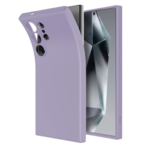 Image of Back Cover for Samsung Galaxy S24 Ultra 5G | Full Camera Protection | Premium Liquid Silicon Case | Flexible Bumper Case for Samsung Galaxy S24 Ultra 5G (Purple)