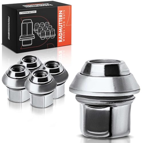 Frankberg 5x Radmutter Vorne Hinten Kompatibel mit C-Max Capri III Cougar Escort Fiesta Focus Fusion Granada KA Mondeo Scorpio Sierra Transit 1981-2021 31329645