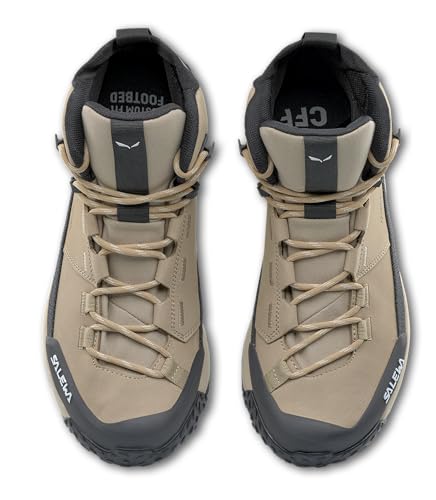 Image of Salewa Women's Puez Leather Mid Powertex Boots - Waterproof Hiking & Trekking Boot