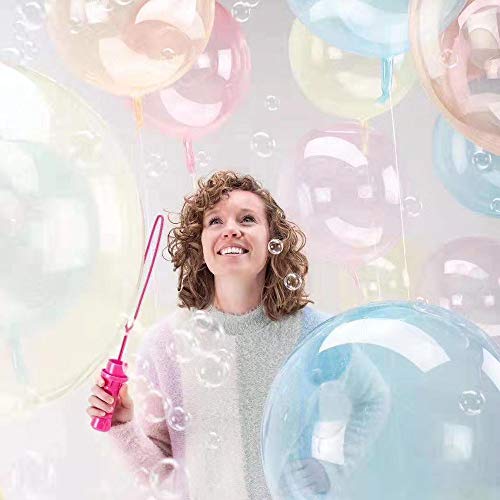 18 Inch Helium Bobo Balloons for LED Light Up Balloons - Christmas, Wedding, Birthday Party Decorations (Orange, 10 Pack, Led String Not Included) - Image 3