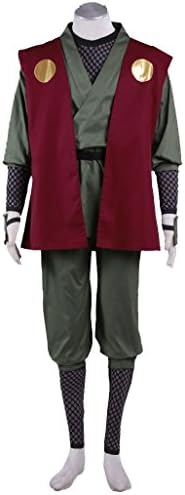 Koveinc Naruto Cosplay Costume Jiraiya -Male-XX-Large