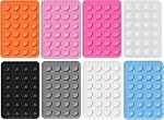 Poignée collante pour téléphone en silicone, poignées d'aspiration pour téléphone collant, 8 Pcs Silicone haute viscosité entreprise stable outil pratique portable, adapté pour les téléphones mobiles fixes Etc