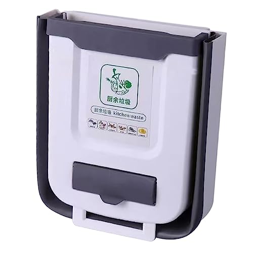 Caneca de basura plegable para cocina de plástico VICASKY