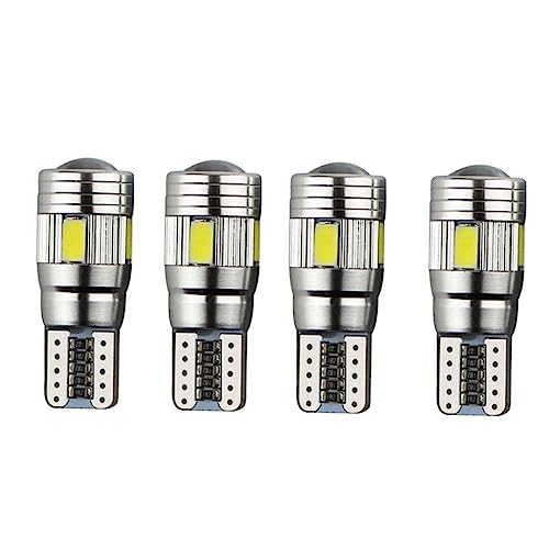 PLAFOPE 4Pcs Lâmpada LED Leds Do Carro LED Luzes Da Placa De Licença Luz Lateral Do Carro Lâmpada LE