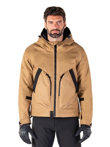 Blouson de moto imperméable Alpinestars Morush marron taille 3XL