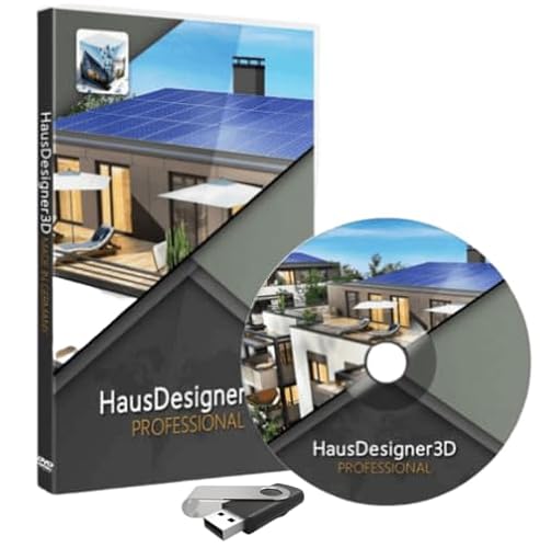 Preisvergleich Produktbild HausDesigner3D Professional 3 - Hausplaner & Architektur 3D CAD Software, Grundrissplanung, Raumplaner