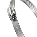 Boao 8 Pieces 12 Inch Adjustable 304 Stainless Steel Duct Clamps Worm Gear Hose Clamp for Pipe, Intercooler, Plumbing, Tube and Fuel Line