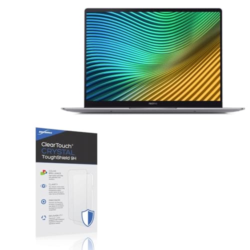 BoxWave Screen Protector Compatible With Realme Book - ClearTouch Crystal ToughShield 9H (2-Pack), Clear 9H Tough Flexible Film Screen Protector