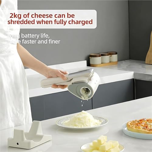 Rallador eléctrico rotatorio para queso, portátil miniatura 2
