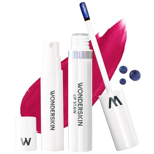 Image of Wonderskin Wonder Blading All Day Lip Stain Peel Off Masque and Reveal Kit - Long Lasting, Waterproof Pink Lip Tint, Transfer Proof Natural Makeup Stain Kit (Darling)
