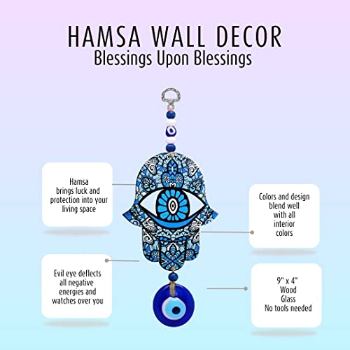 Hamsa-Blue-Good-Luck-Hand-Shaped-Home-Blessing-Wall-Hanging-Decor-Evil-Eye-Protection-Amulet Hamsa Blue Good Luck Hand Shaped Home Blessing Wall Hanging Decor Evil Eye Protection Amulet