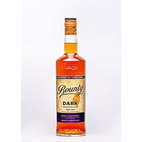 Bounty Premium | Dark Fine Rum | DistilledBlended in bottles Saint-Lucia | 43% alcohol 700ml | perfect base for Long Drink